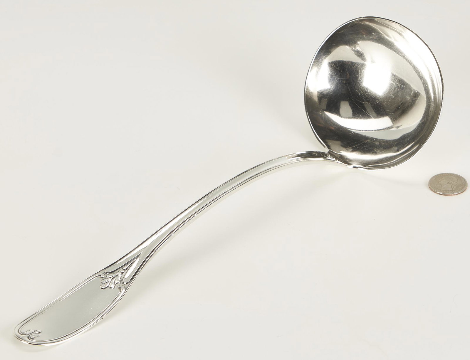 KY Coin Silver Soup Ladle, Fletcher & Bennett (1 of 6)