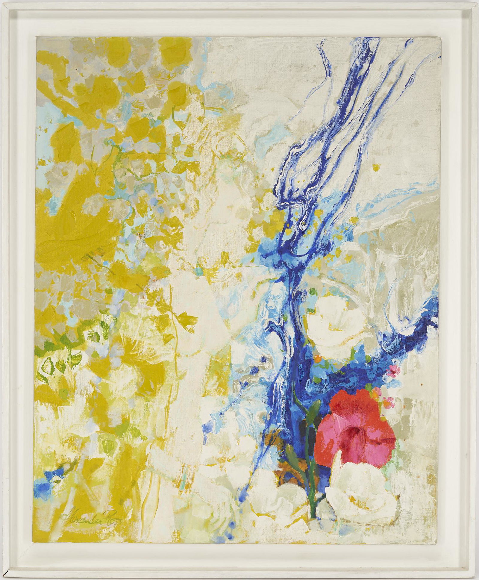 Alexander Ross Abstract Oil Painting, Garden Galaxy (1 of 10)