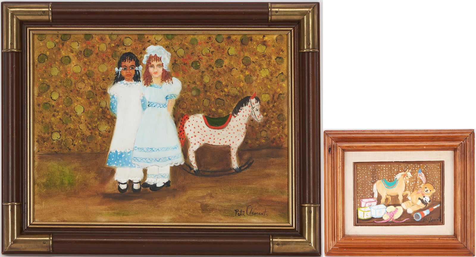 2 Peti Clements O/C Paintings, True in Blue & Precious Memories (1 of 16)