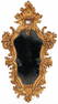 Continental Carved Giltwood Rococo Mirror