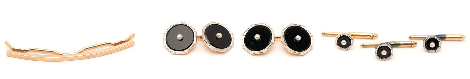 Men's 14K Tuxedo Set & 14K Collar Stay (1 of 10)