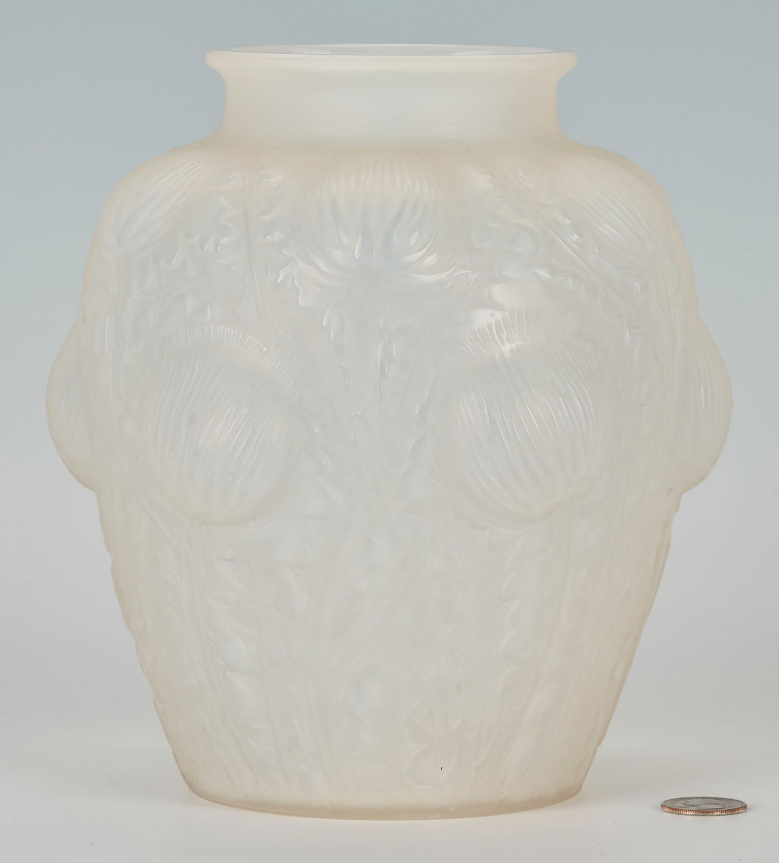 Rene Lalique Domremy Opalescent Vase (1 of 8)