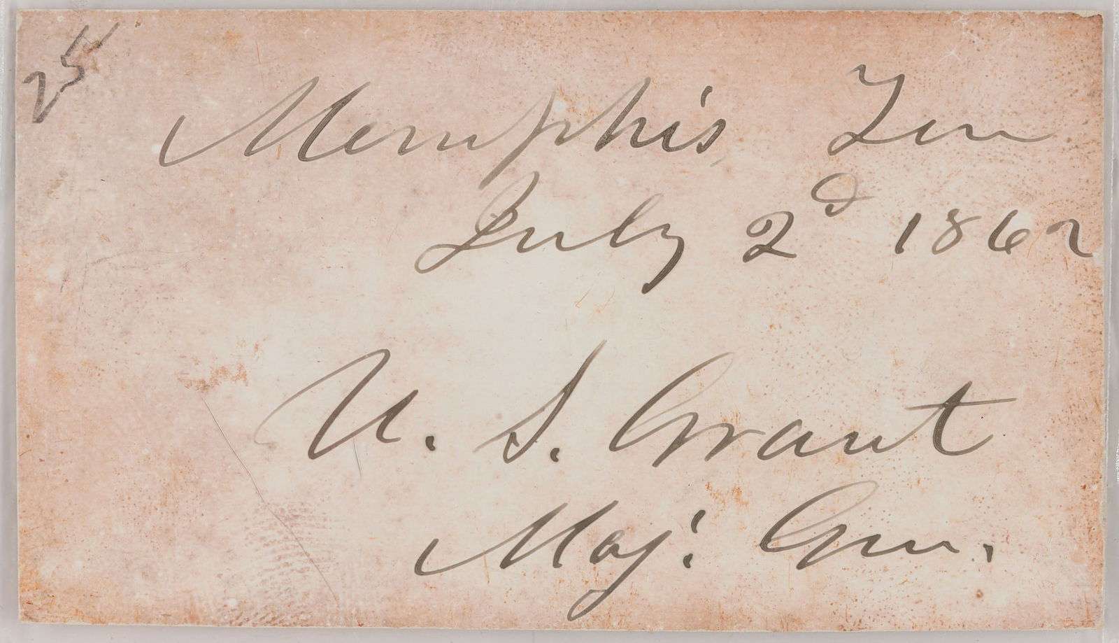 Gen. Ulysses S. Grant Clipped Signature, Memphis 1862 (1 of 5)