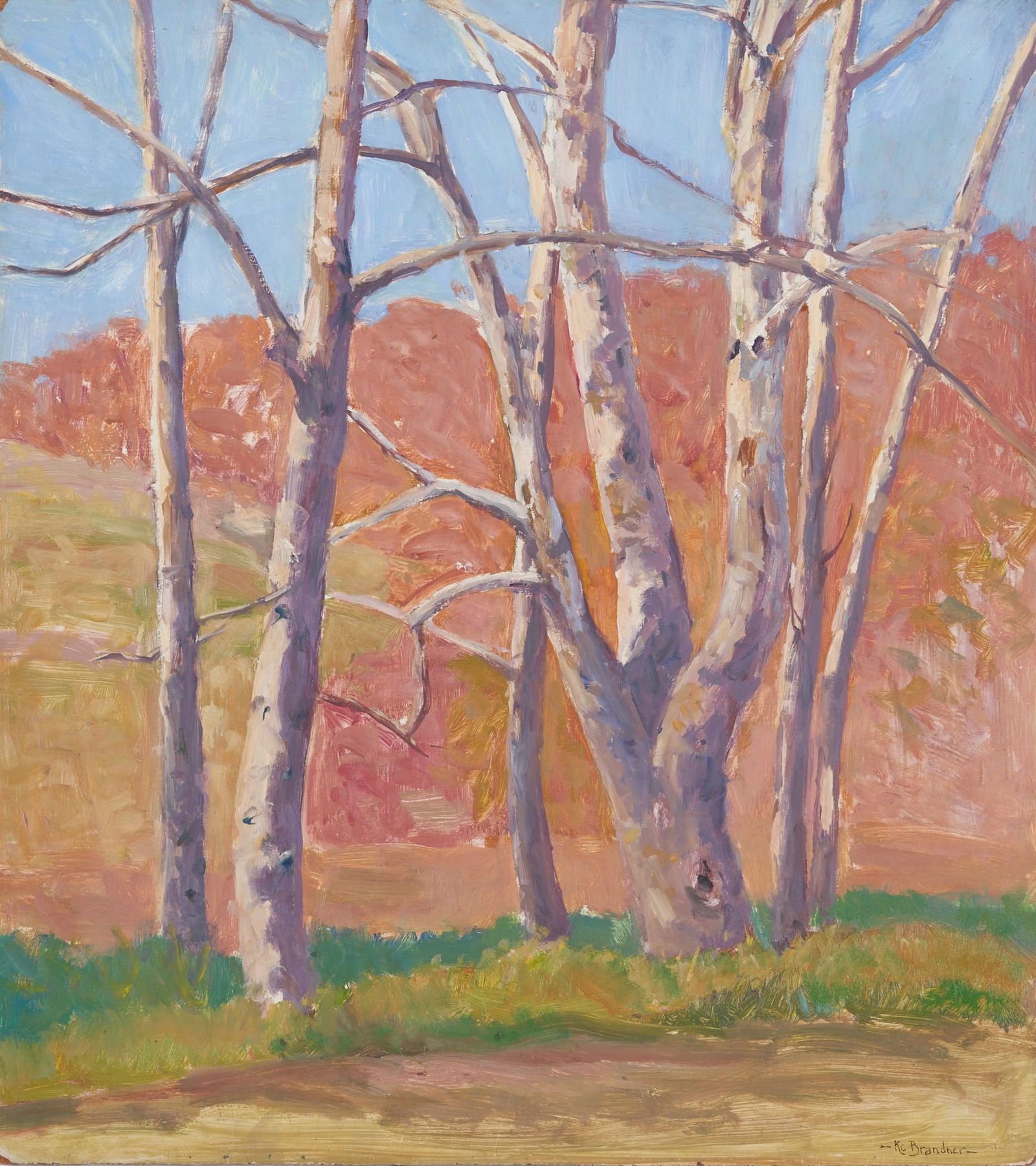 Karl Brandner O/B, Birch Trees (1 of 10)
