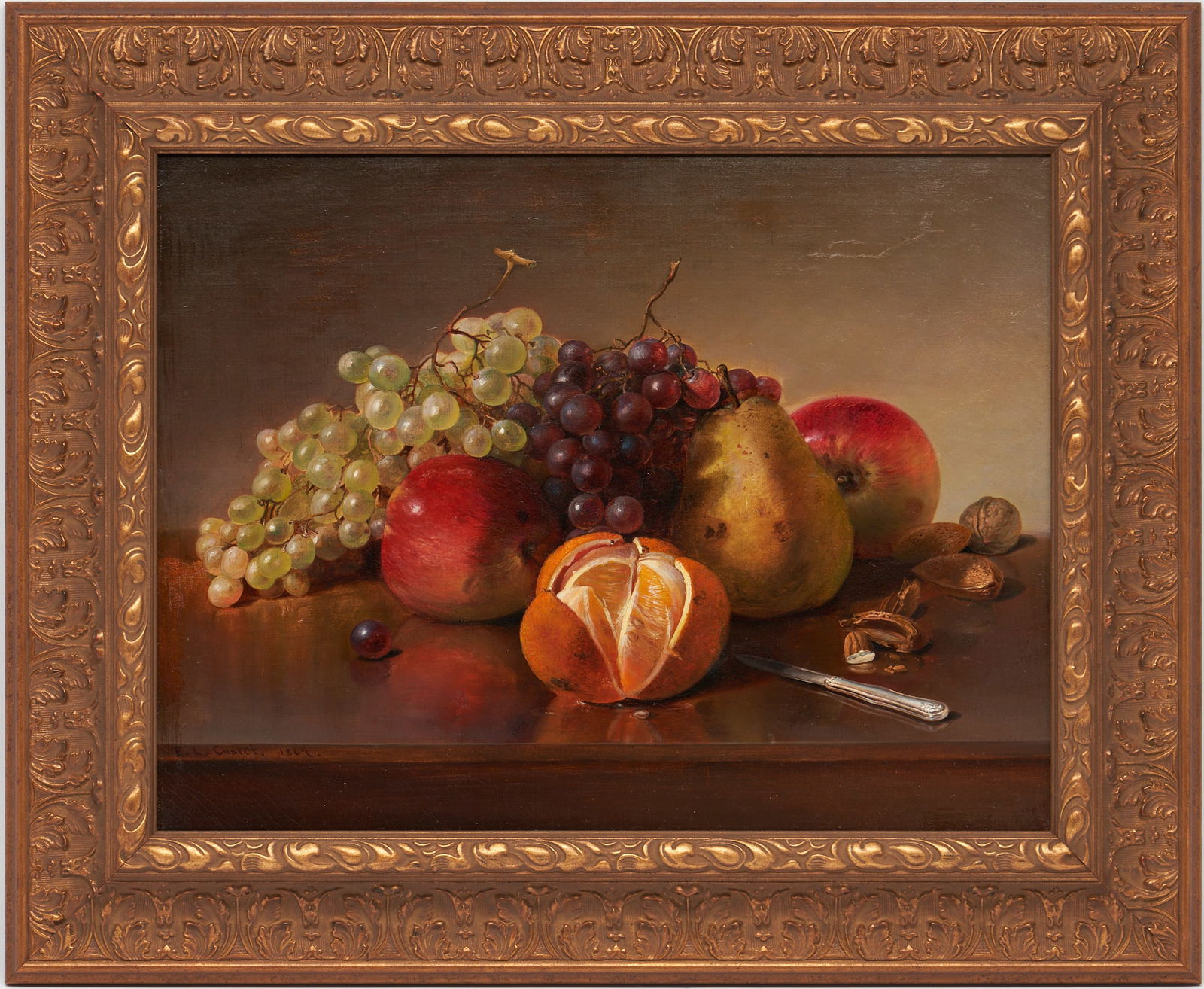 E.L. Custer O/C Still Life Painting (1 of 8)