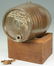 Charles Decker Stoneware Pottery Rundlet, signed/dated - 3