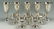 Sterling silver water goblets & sherberts, 10 pcs.