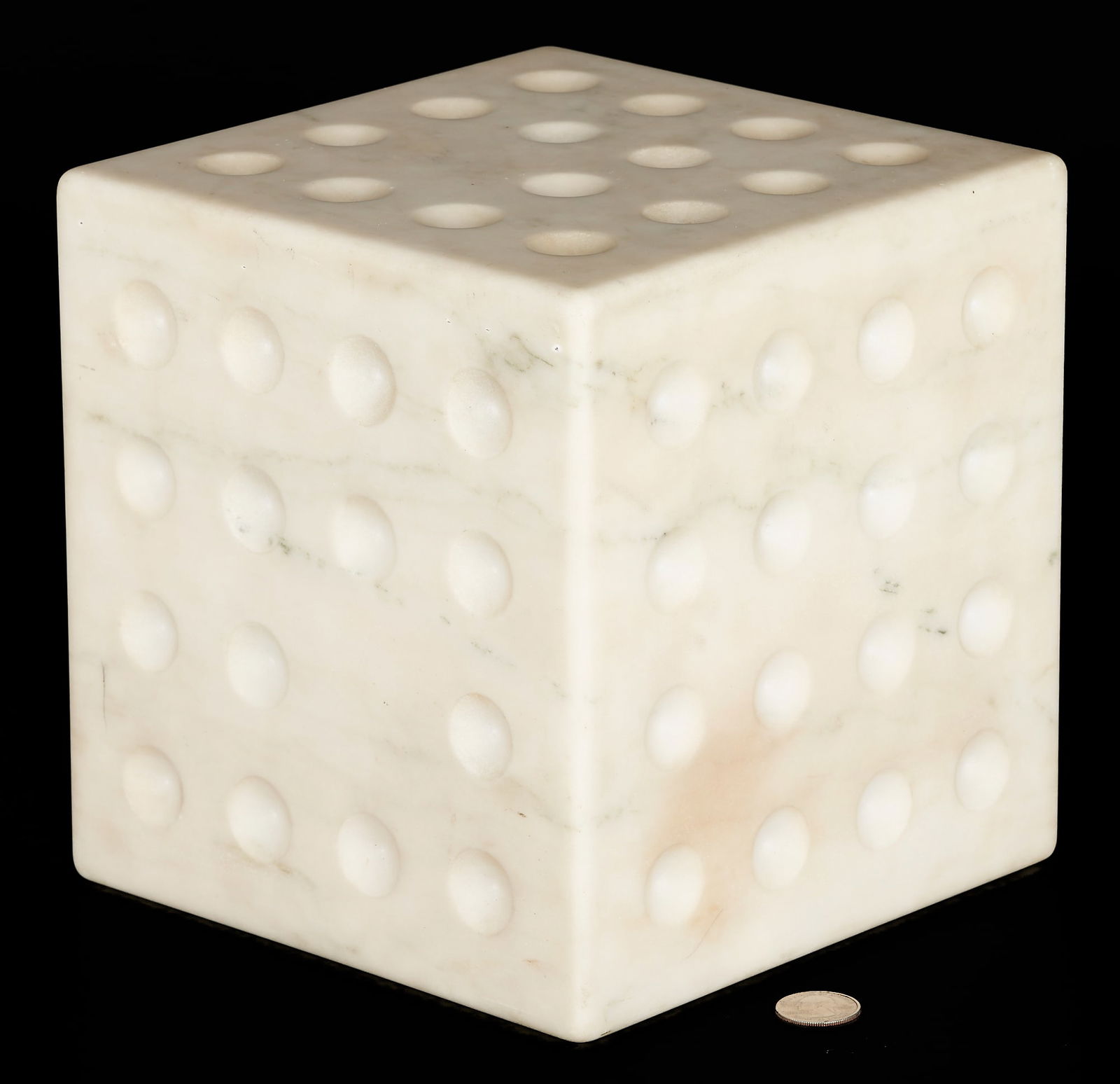 Klaus Ihlenfeld Modernist Sculpture, White Marble (1 of 9)