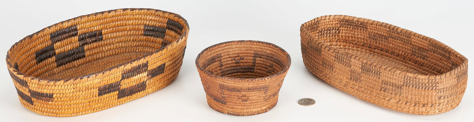 3 Southwest Native American Baskets (1 of 20)