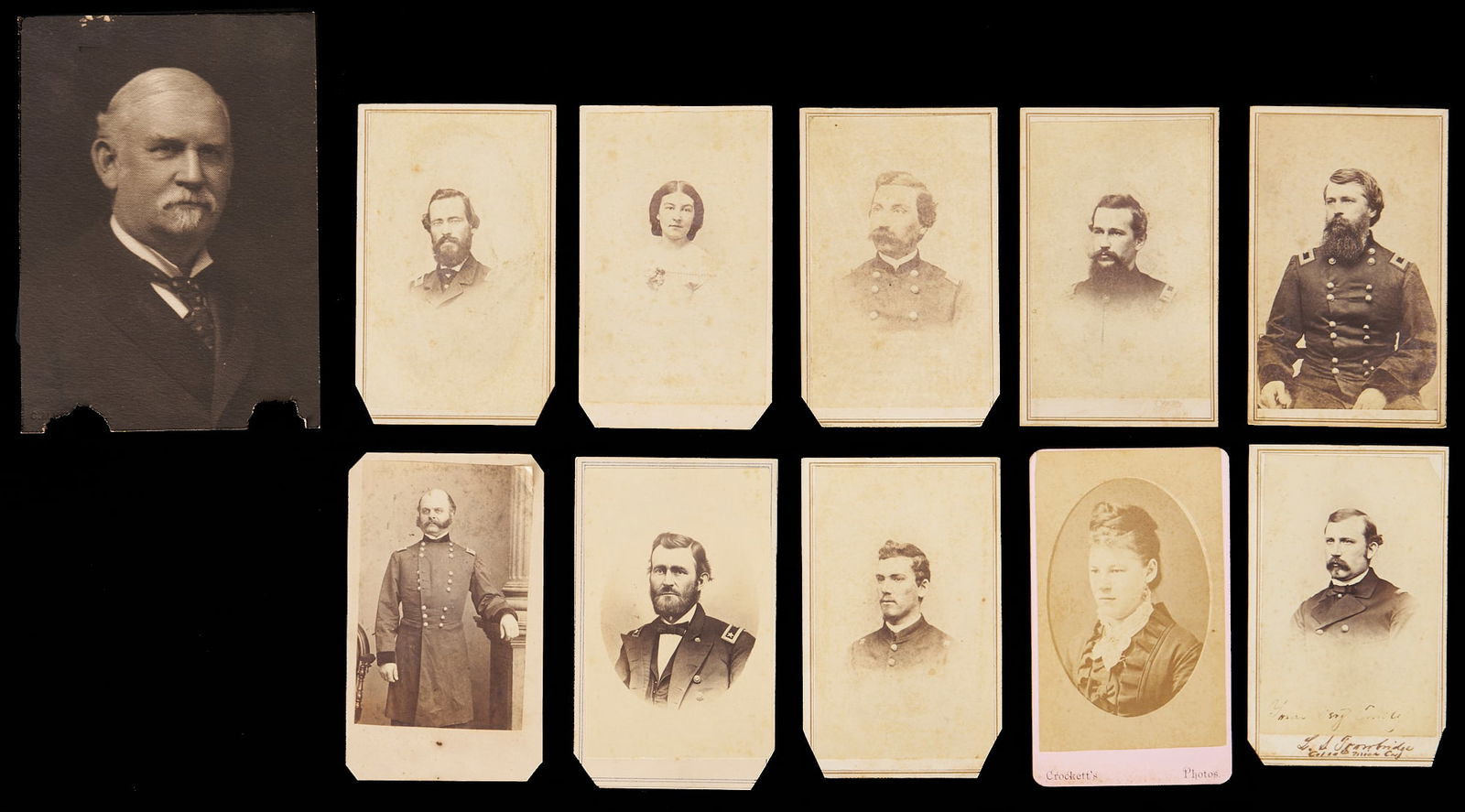 11 Photos of Civil War interest incl. Gen. Sam Carter Signed and TN Subjects (1 of 16)