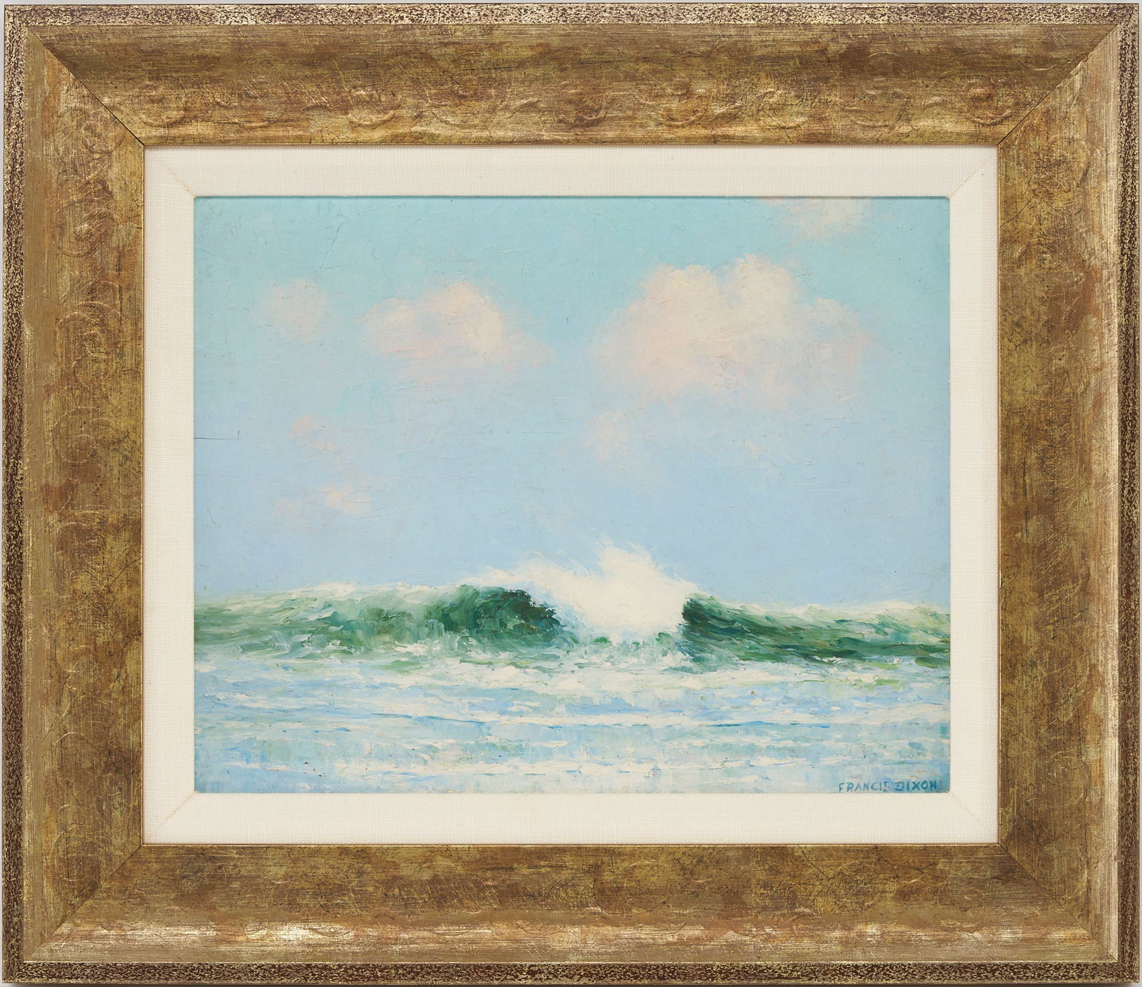 Francis Dixon, O/B Coastal Landscape, "Morning Surf" (1 of 9)