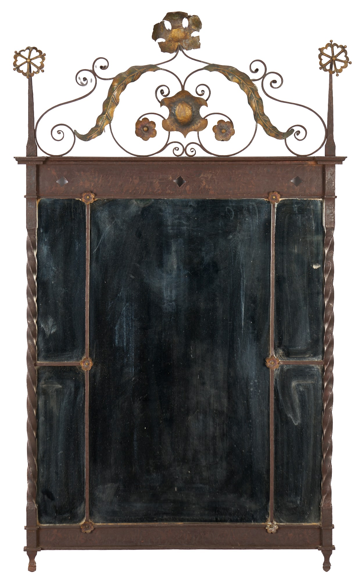 Hand Wrought Iron Mirror (1 of 6)