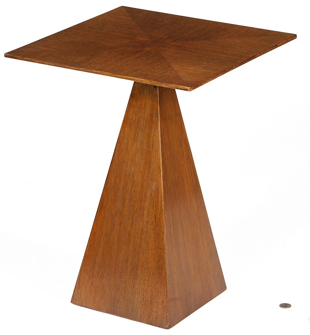 Prism Side Table with Square Base attrib Harvey Probber (1 of 6)