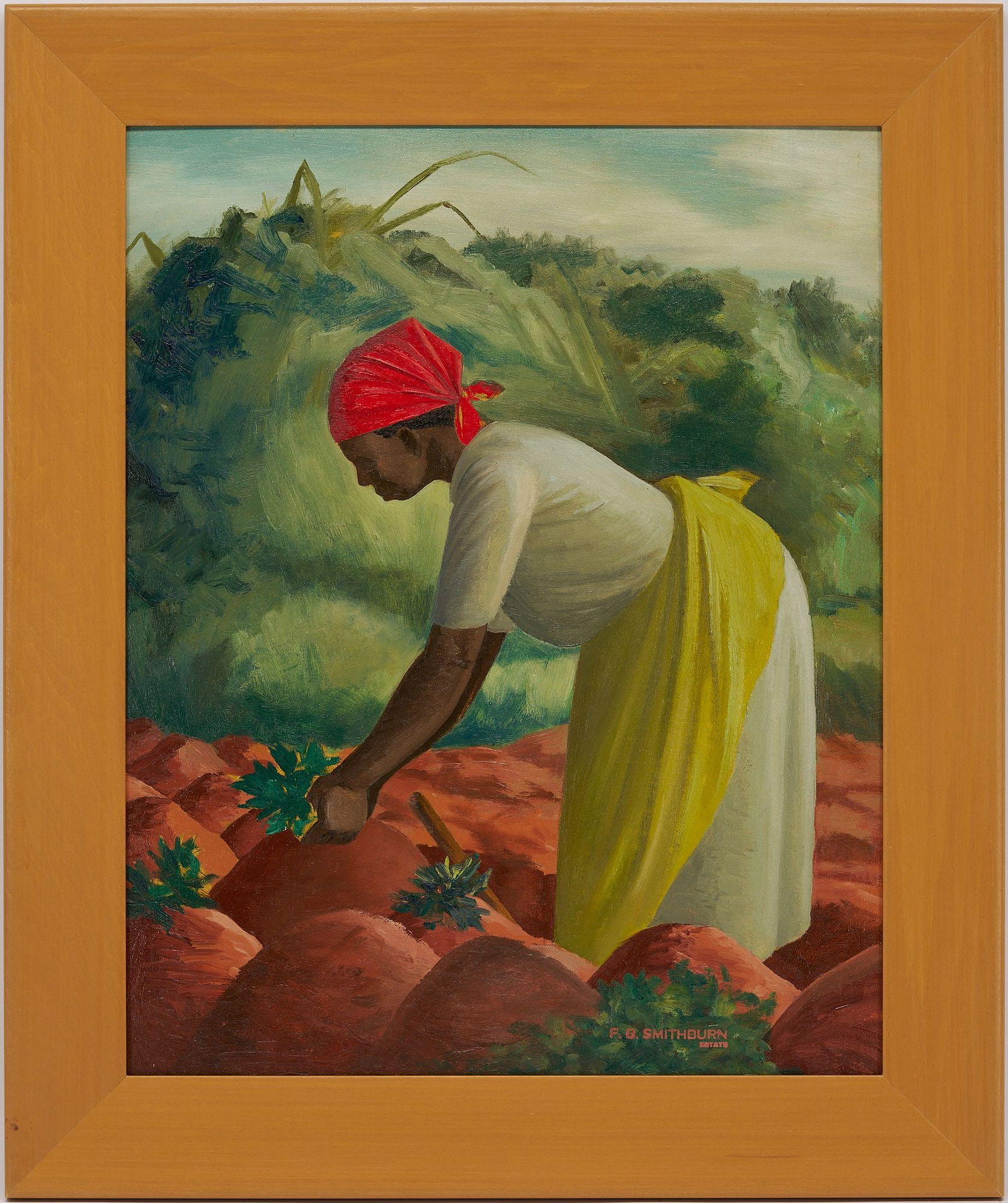 Florence Smithburn O/C Garden Scene (1 of 10)