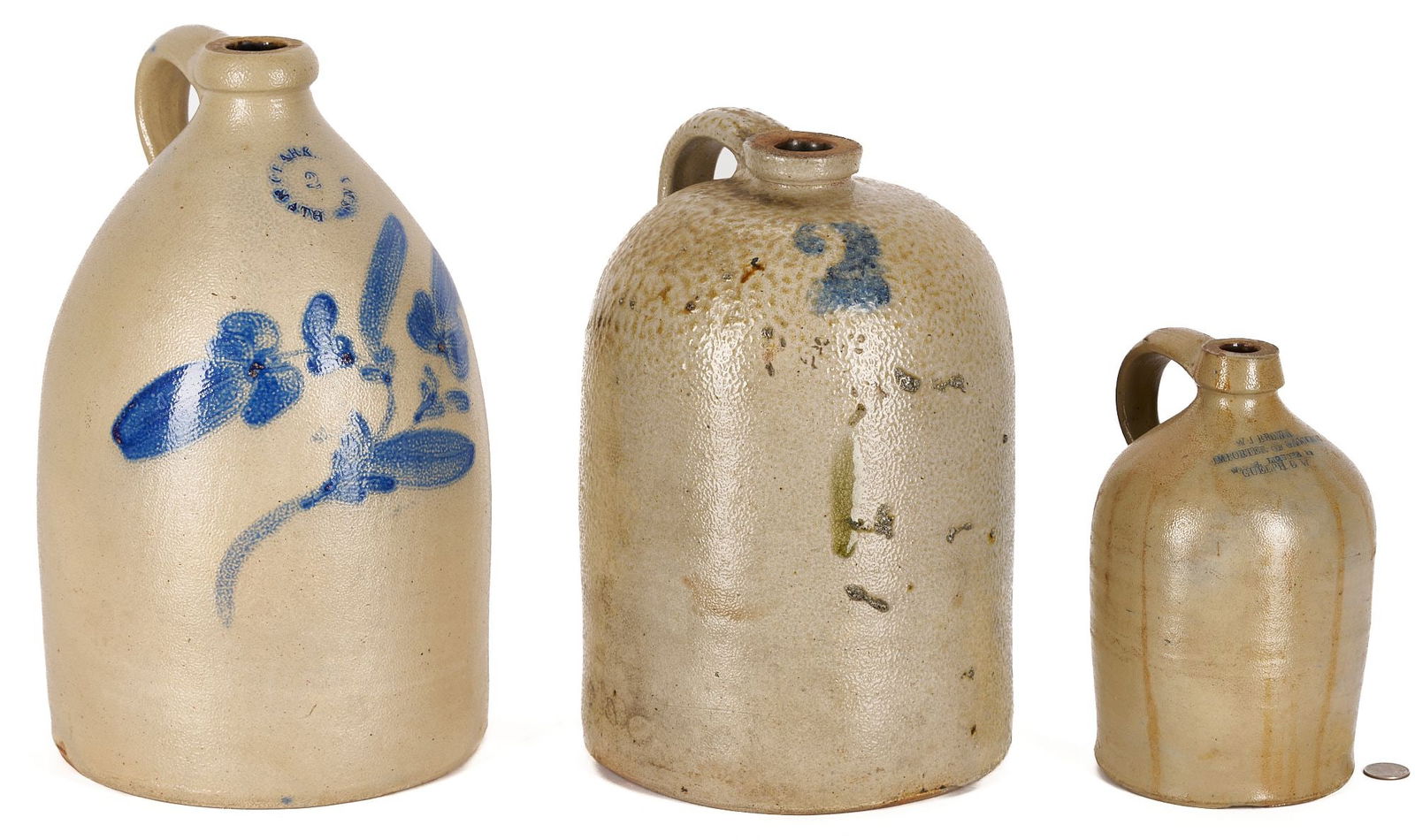 3 Salt-Glazed Stoneware Pottery Items (1 of 14)