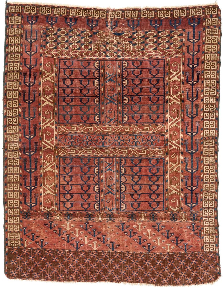 Antique Turkmen Tekke Ensi Rug (1 of 15)