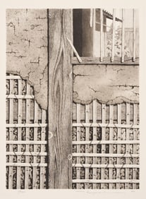 Large Tanaka Ryohei Etching, Wall IV