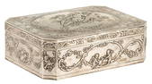 Continental Silver Jewelry Box