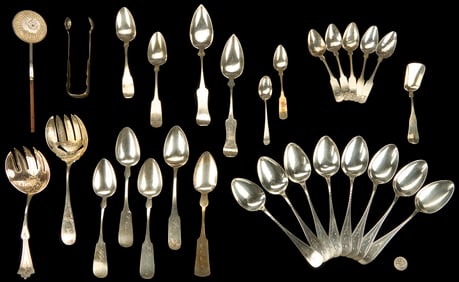 29 Pcs. Coin Silver incl. Bird Back, Sheaf of Wheat