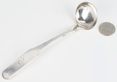 G. Garner, E. TN Coin Silver Sauce Ladle