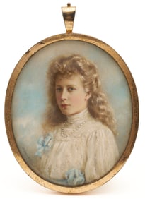 William Downey Portrait Miniature, Princess Mary