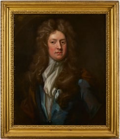 Attr. Godfrey Kneller, O/C Portrait of John Banks