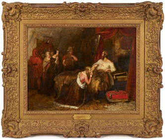 Charles Landseer O/B, Scene from Walter Scott's The Talisman