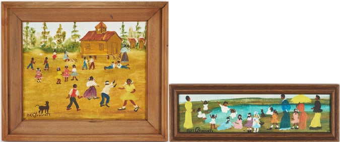 Pr. Peti Clements O/C Paintings, Blind Man's Bluff & Almost Persuaded