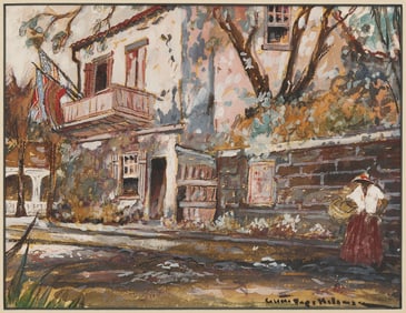 Colette Pope Heldner Watercolor, St. Augustine, Florida