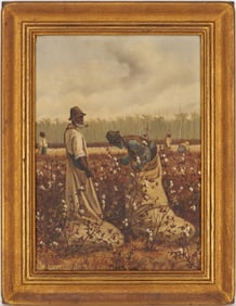 William A. Walker, Harvest Landscape w/ Cotton Pickers