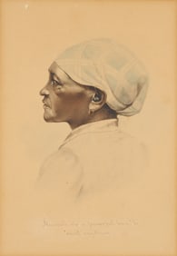 Maria Howard Weeden W/C Portrait of a Woman
