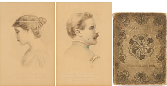 Pr. Maria Howard Weeden Portraits, Man & Woman plus Book