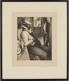 Meyer Wolfe Lithograph, Mooney's Place