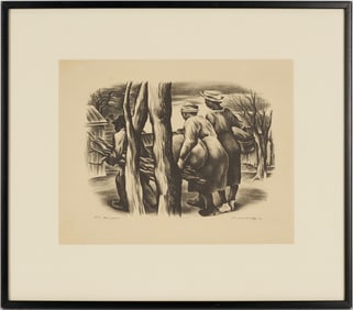 Meyer Wolfe Lithograph, Going Home