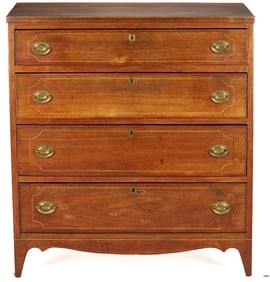 Southern Federal Inlaid Chest