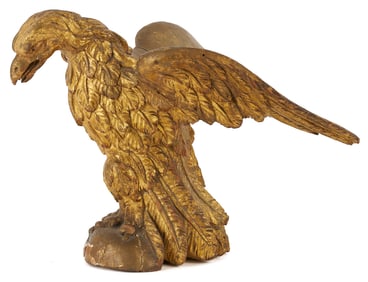 American Gilt Carved Figural Eagle