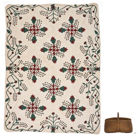 East TN Applique Quilt & Basket