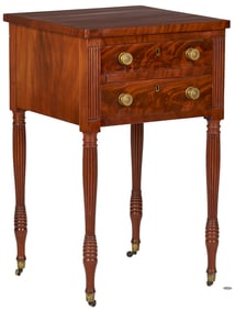 American Federal 2 Drawer Work Table