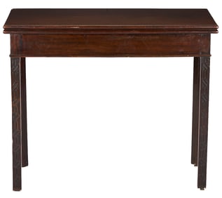 Concertina Action Mahogany Game Table