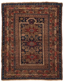 Antique Kazak Caucasian Prayer Rug