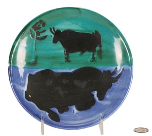 Picasso Madoura Toros Plate