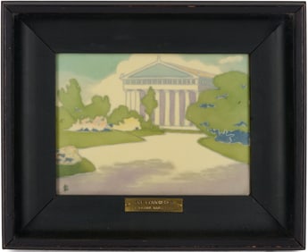 L. Pearl Saunders Ceramic Tile, Nashville Parthenon