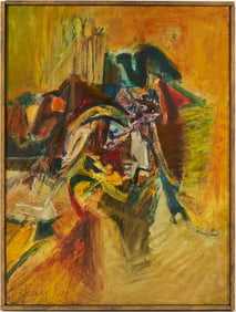 Walter Hollis Stevens Abstract O/C, Sun-Crest