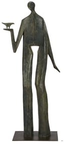 Large JD Hansen Bronze Sculpture, Birdman