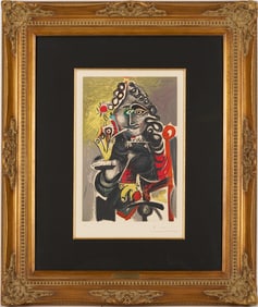 Pablo Picasso Signed Lithograph, Le Cavalier or Mousquetaire