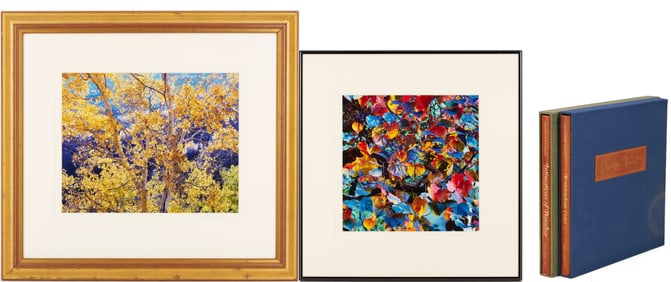 Two (2) Christopher Burkett Photographs and Books, Signed