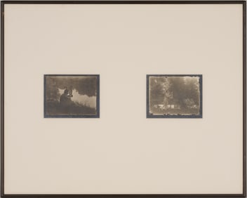Nancy Ford Cones, 2 Framed Platinum Prints