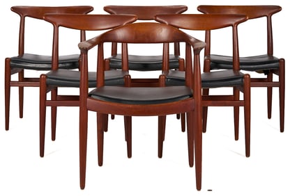 6 MCM Dining Chairs including Hans Wegner