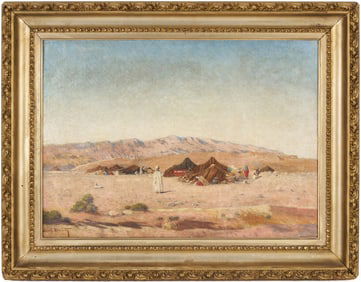 Emile Boivin O/C, Orientalist Scene