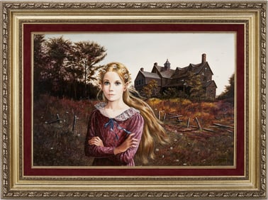 Pati Bannister O/B Painting of a Girl